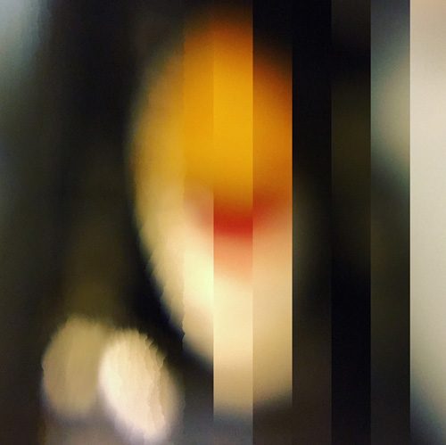 The angle between the axes.